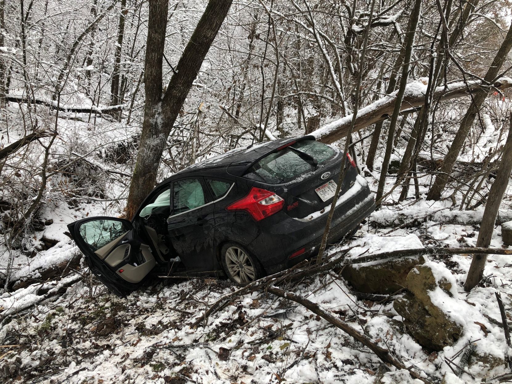 Snowy wreck